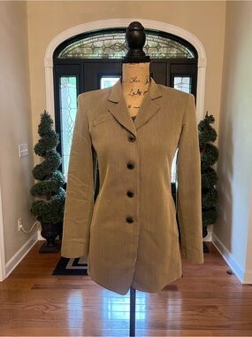 The Silver Connection by Dorothy Schoelen Vintage Pinstripe Blazer Suit Jacket